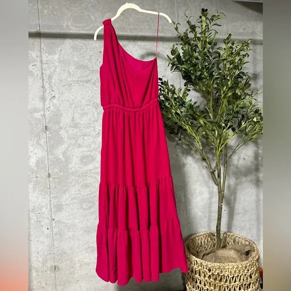 Max Studio Barbie pink off shoulder maxi dress - Picture 5 of 11